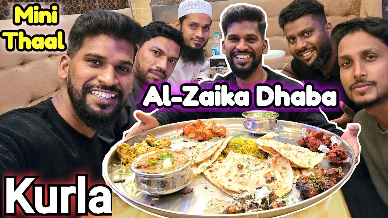 Al-Zaika Dhaba Kurla | Platter (Mini Thaal) | Dosto Ke Saath | RiyazFoodie