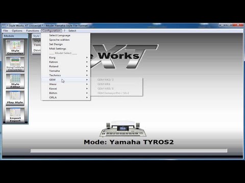 Style works XT universal  Как из midi сделать стиль для синтезатора (на примере yamaha sff2)