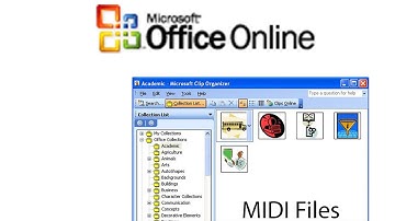 Microsoft Office Online Clipart MIDI Files Part 1