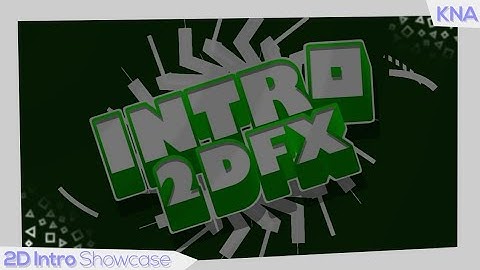 INTRO 2D FX | 2D Intro | Free