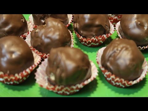 Chocolate Covered Peanut Butter Crunch Balls