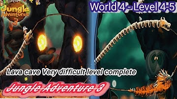 Jungle Adventure 3 🔥🔥 world level 4-5 complete 🔥🔥 android mobile game