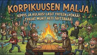 KORPIKUUSEN MALJA  🎻🍻 // FOLK PUNK JUOMALAULU (Official Audio)