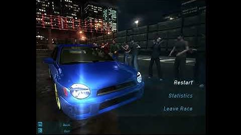 NFS Underground. All drift tracks. Hihg Score. Gameplay.