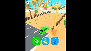 Shape Shifting 2 GAMEPLAY Level No - 952  Walkthrough - New Update Car Racing #ShapeShifting #shorts