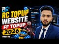 RC TopUp Website FF TopUp 2026 | Free Fire Diamond TopUp Website Bangla | Nissan Web Academy