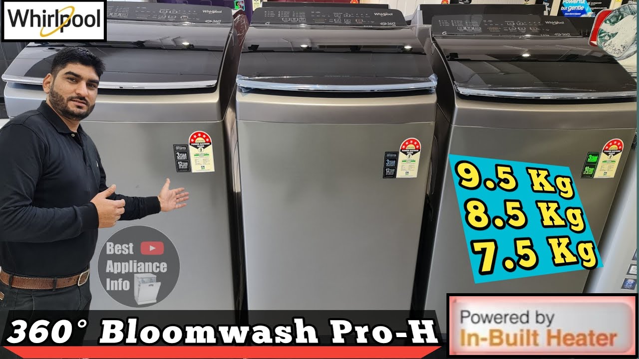 360° Bloomwash Pro 7.5kg Fully Automatic Top Load Washing Machine