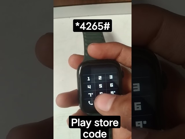 play store code for smart watch #shortvideo #shorts class=