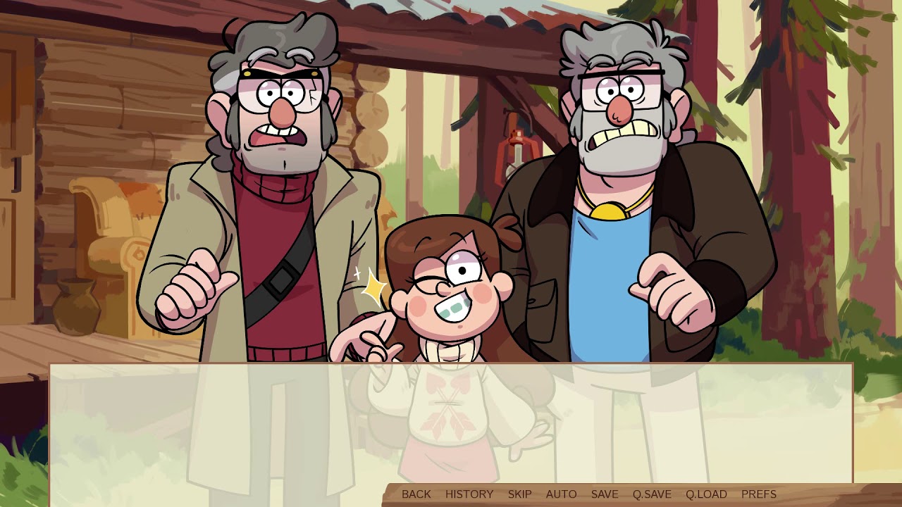 Grunkle Dating-Sim - I CHOKED ON MY DRINK! 