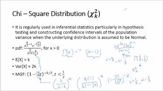 Chi Square Distribution Introduction