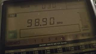 Weak FM station with distorted voices from adjacent station