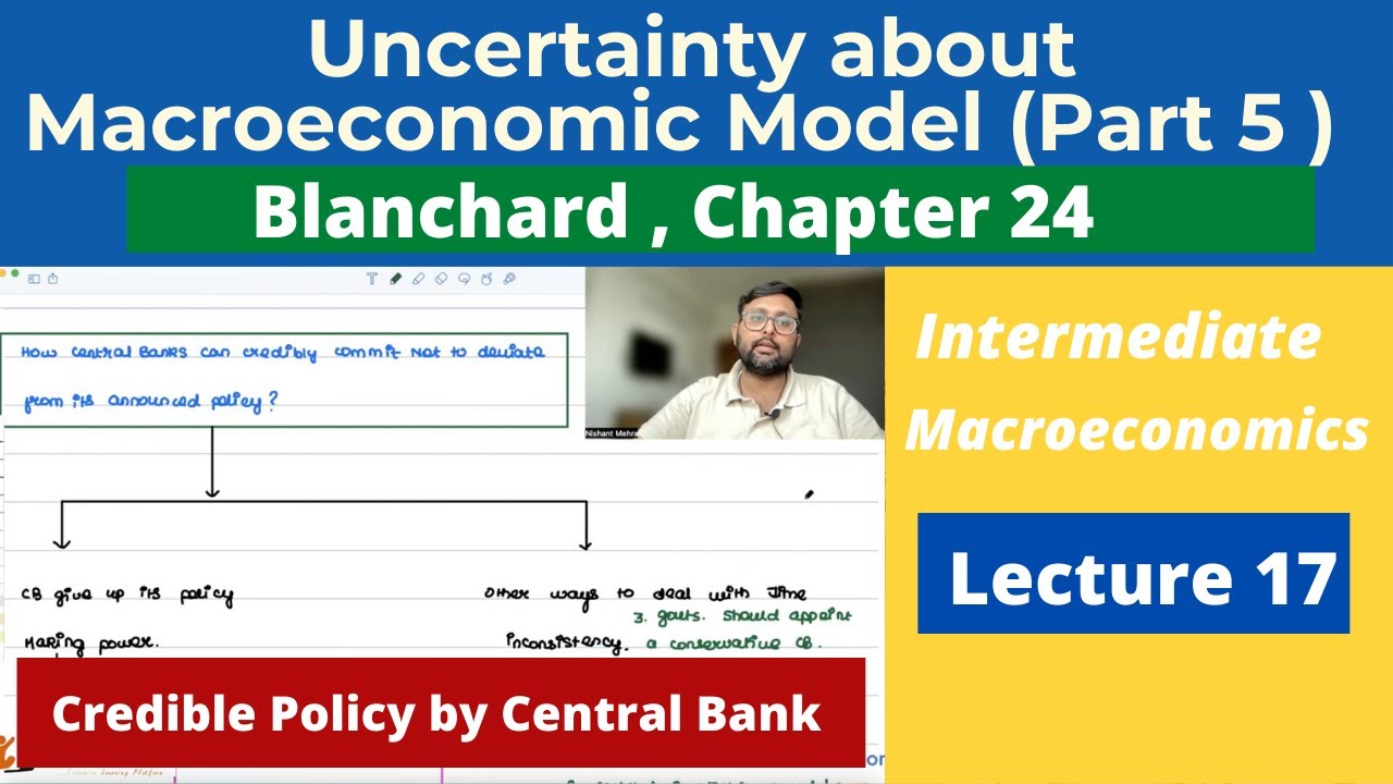 How Central banks can credibly commit to the announced policy | Part 5 | Uncertainty in Macro Models