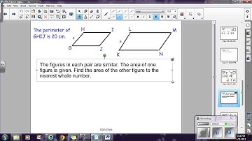 Geo B 8 6 Perimeters and Areas of Similar Figures