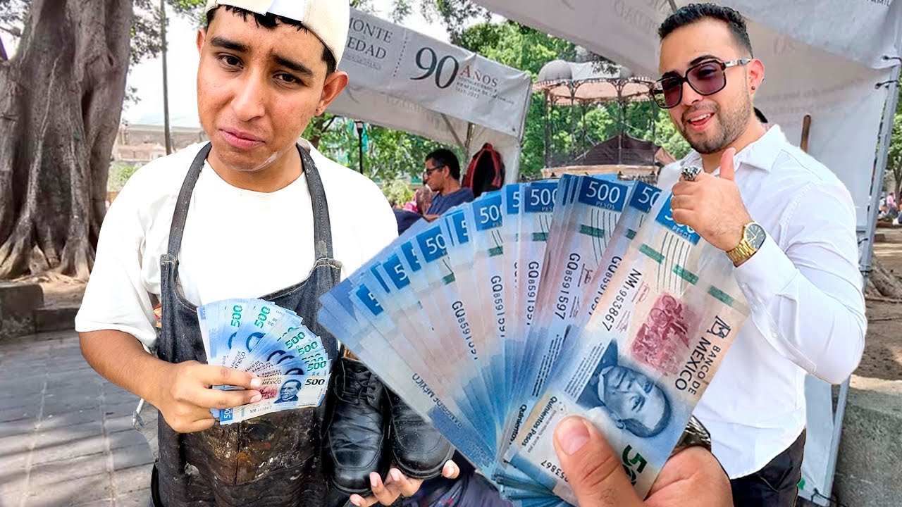 Limpiador de zapatos recibe recompensa millonaria gracias a su BONDAD 😭 Nos hizo llorar