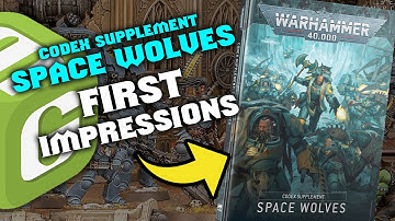 NEW Space Wolves Codex Supplement First Impressions - Warhammer 40k Book Review