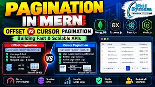 Pagination in MERN | Offset vs Cursor Pagination | Build Fast & Scalable APIs