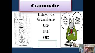 INTRO GRAMMAIRE CM1 CM2