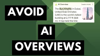 Use Google&#39;s New &quot;Web&quot; Filter to Remove AI Overviews &amp; Knowledge Graph Cards