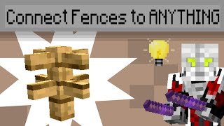 Minecraft | Creative Building Tips: Connect and disconnect fences using Debug Stick! (Java Edition)