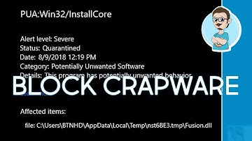 Enable Windows 10 Defender Crapware Blocker!