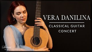 VERA DANILINA  Classical Guitar Concert (MUST WATCH) Siccas Guitars