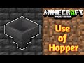 What/how to use Hopper |MCP| #latest #mcpe #minecraft