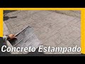 CONCRETO ESTAMPADO COMO SE HACE