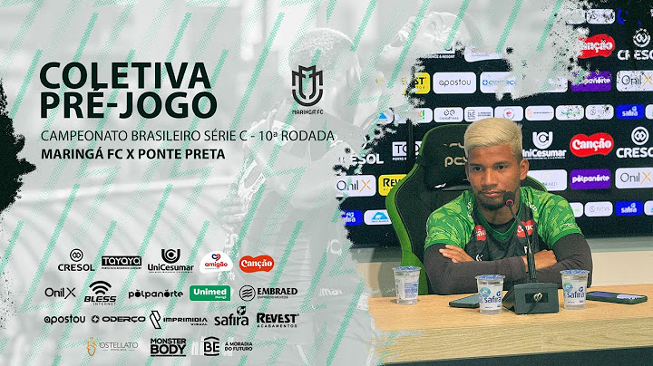 Coletiva pré-jogo - Negueba e Jorge Castilho  - Maringá FC x Ponte Preta - 10ª Rodada Série C