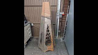 Hexagon Fire Basket Fire Column - CNC Plasma - Free DXF