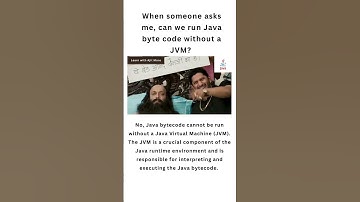 Can we execute byte code without JVM? #viral #shorts