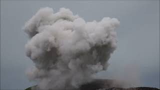 Eruption on Mt Ibu, North Halmahera, Indonesia