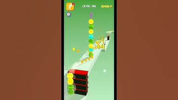 Stack Rider Level 186 Gameplay #shorts
