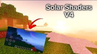 MELHOR SHADER PARA MINECRAFT PATCHED! (SOLAR SHADERS)