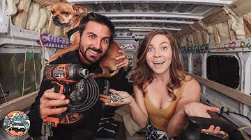 Slider Door Window Installation + Framing the Van | RAM ProMaster Conversion Build Series 4