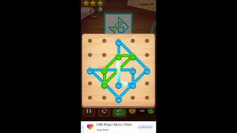 Line Puzzle: Color String Art. 4th Grade. Levels 21-30. 3 Stars Walkthrough.