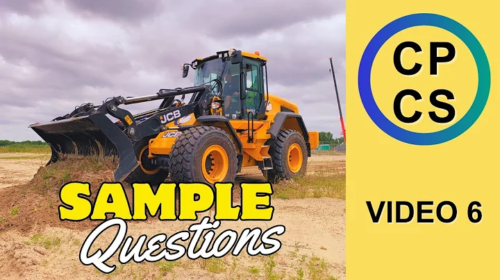 Wheeled Loading Shovel  A21 : video 6 | CPCS Blue Card Renewal Test Sample Questions