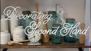 Decorate Second Hand Thrift Store Home Decor Farmhouse Cottage Primitive