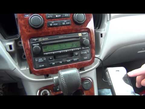 GTA Car Kits - Toyota Highlander 2001-2007 install of iPhone, iPod, iPad and AUX adapter