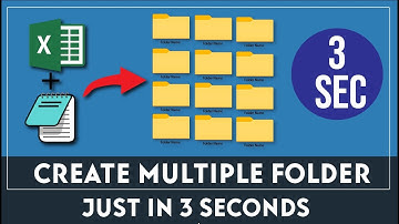 An Easiest way to Create Multiple Folder Just in 3 Seconds!! TIPS FOR OFFICE EMPLOYEES