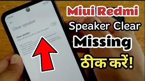 How to enable clear speaker in redmi note 10 pro | Miui 13 clear speaker missing 😭 #redmi