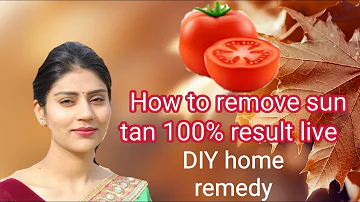 How can I get rid of my tan fast?