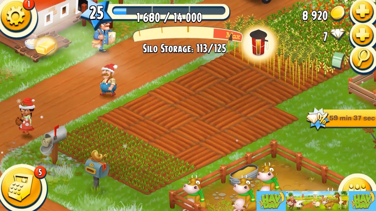 Hay Day Level 25 Episodes 1 - Youtube