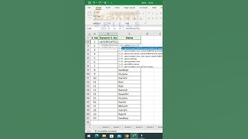 Dynamic Serial Number using Aggregate Function in MS Excel Telugu | MS Excel Telugu | #msexcelshorts