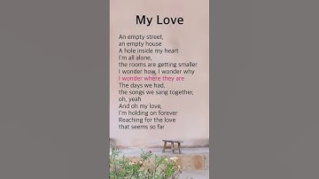 Thumbnail of My Love [1] | Westlife