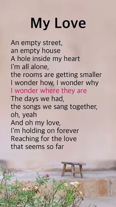 My Love [1] | Westlife