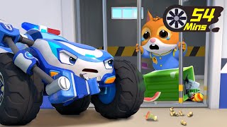 Who Threw the Trash Around? | Police Car, Garbage Truck | Monster Truck | Kids Songs | BabyBus