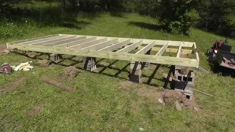 Sliding Roof Observatory Build  Part 1