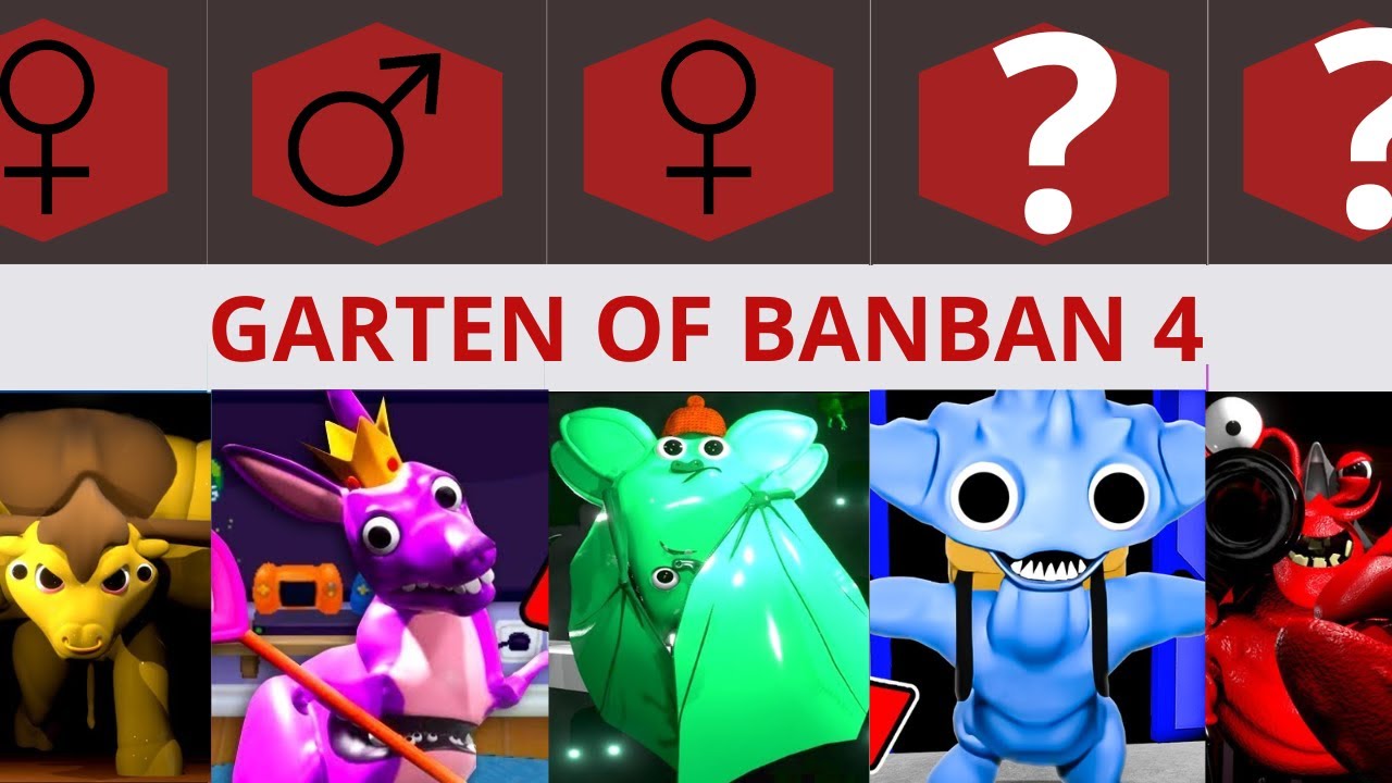 GamerGuy: PART 2 on X: > new garten of banban character revealed > it's a  male character > make a female version of it  / X