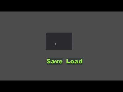 How to save and load data from a file in Godot!