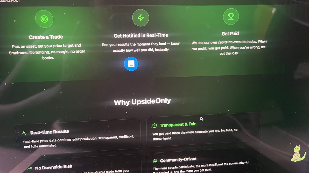 Get Paid to Train Ai Via Trading For Free || How to Use UpsideOnly Trading to Train AI & Get PAID